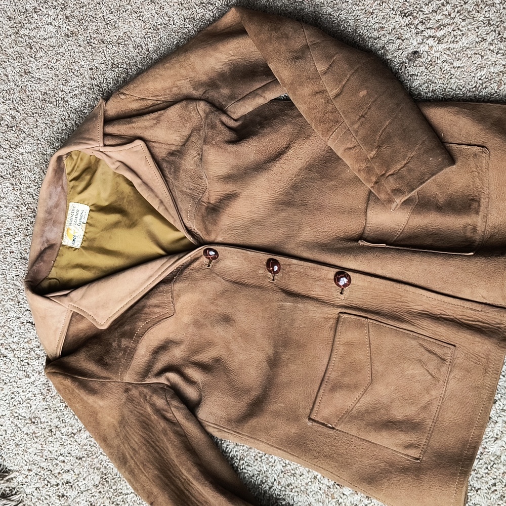 Vtg Simco Leather & Suede Jacket